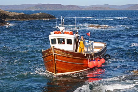 Iolaire of Iona, the boat which takes visitors to Staffa