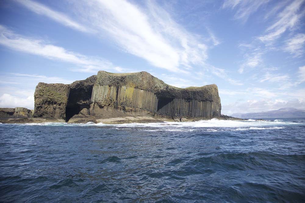 Staffa from the sea